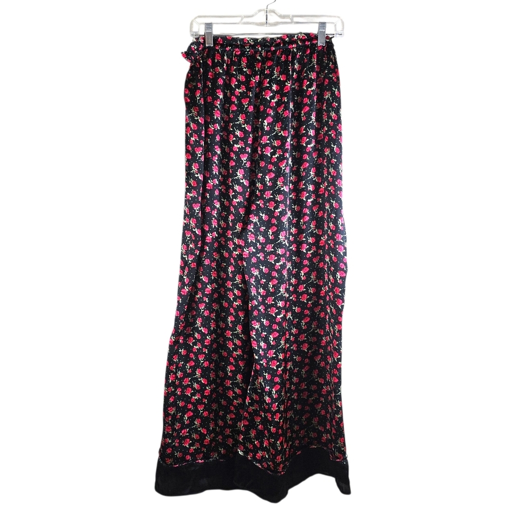 Intimately Free People Wide Leg Floral Sleep Pajama Pants In L NWOT - Picture 8 of 11